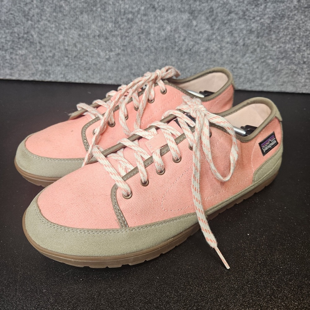 Patagonia Women's Activist Canvas Sneakers Size 11 Coral